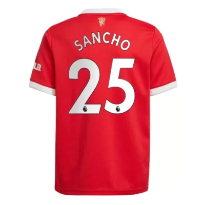 Replica SANCHO #25 Manchester United Home Jersey 2021/22 By Adidas - jerseymallpro