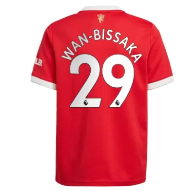 Replica WAN-BISSAKA #29 Manchester United Home Jersey 2021/22 By Adidas - jerseymallpro