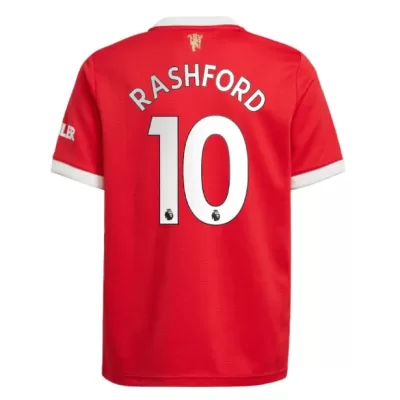 Replica RASHFORD #10 Manchester United Home Jersey 2021/22 By Adidas - jerseymallpro