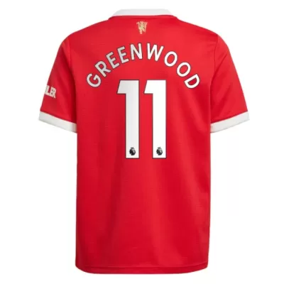 Replica GREENWOOD #11 Manchester United Home Jersey 2021/22 By Adidas - jerseymallpro