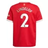 Replica LINDELOF #2 Manchester United Home Jersey 2021/22 By Adidas - jerseymallpro