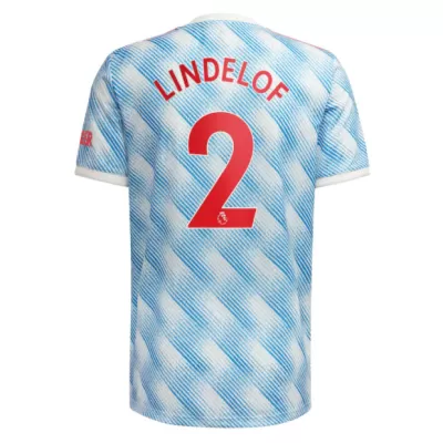 Replica LINDELOF #2 Manchester United Away Jersey 2021/22 By Adidas - jerseymallpro