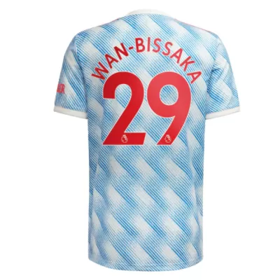 Replica WAN-BISSAKA #29 Manchester United Away Jersey 2021/22 By Adidas - jerseymallpro