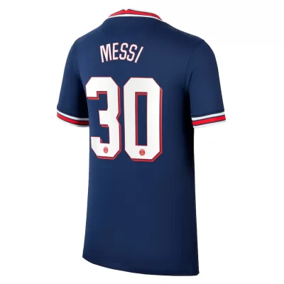 Replica Messi #30 PSG Home Jersey 2021/22 By Jordan- UCL Edition - jerseymallpro