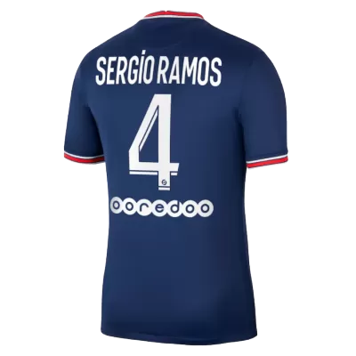 Replica SERGIO RAMOS #4 PSG Home Jersey 2021/22 By Jordan - jerseymallpro