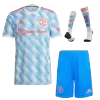 Manchester United Away Full Kit 2021/22 By Adidas - jerseymallpro