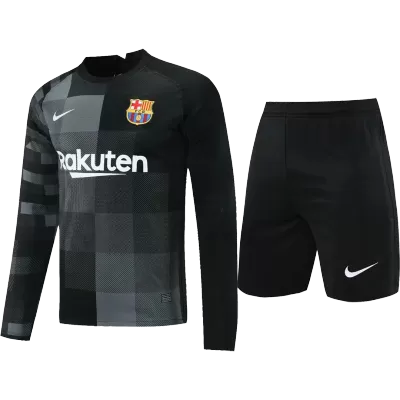 Barcelona Goalkeeper Long Sleeve Jerseys Kit 2021/22 - jerseymallpro