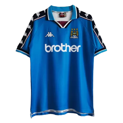 Retro Manchester City Home Jersey 1997/99 By Kappa - jerseymallpro