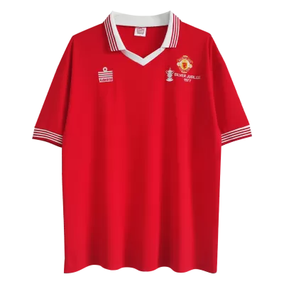 Retro Manchester United Home Jersey 1977 By Admiral - jerseymallpro