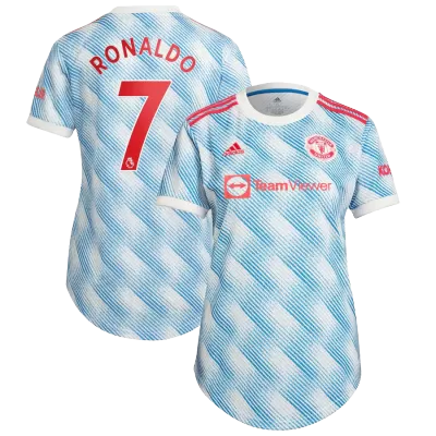 Replica RONALDO #7 Manchester United Away Jersey 2021/22 By Adidas Women - jerseymallpro