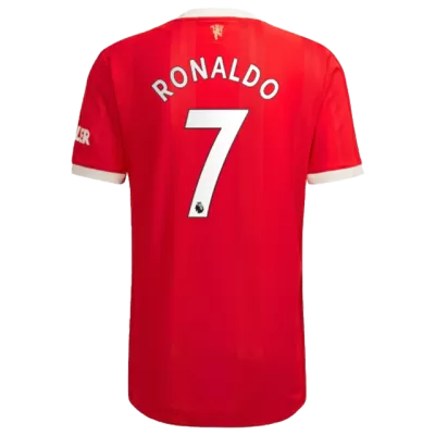 Authentic RONALDO #7 Manchester United Home Jersey 2021/22 By Adidas - jerseymallpro