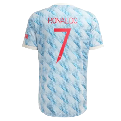 Authentic RONALDO #7 Manchester United Away Jersey 2021/22 -UCL Edition - jerseymallpro