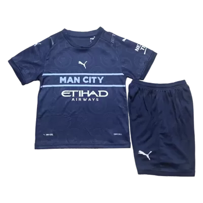 Manchester City Third Away Kit 2021/22 By Puma Kids - jerseymallpro