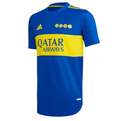 Authentic Boca Juniors Home Jersey 2021/22 By Adidas - jerseymallpro