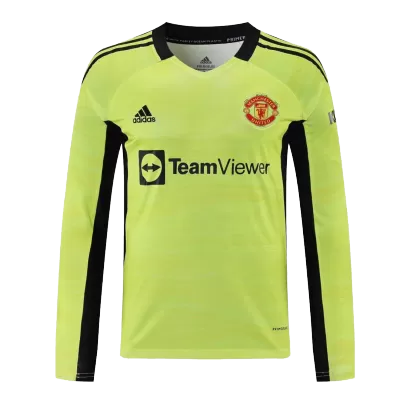 Manchester United Goalkeeper Long Sleeve Jersey 2021/22 - jerseymallpro