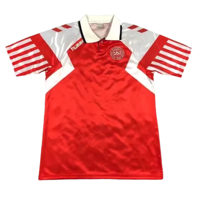 Retro Denmark Home Jersey 1992 By Hummel - jerseymallpro