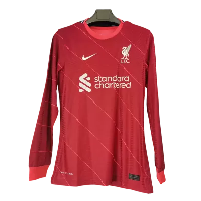 Liverpool Home Long Sleeve Jersey 2021/22 - jerseymallpro