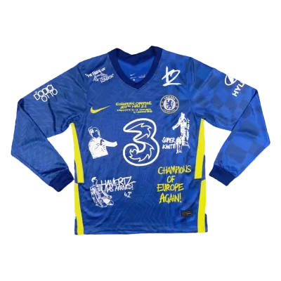 Chelsea Home Long Sleeve Jersey 2021/22 - jerseymallpro