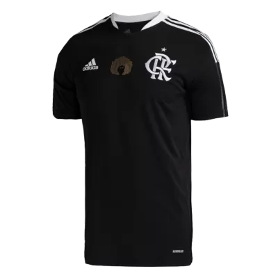 Authentic CR Flamengo Jersey 2021/22 By Adidas Black Excellence - jerseymallpro