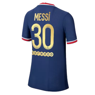 Authentic Messi #30 PSG Home Jersey 2021/22 By Jordan Ballon d'Or Special Gold Font - jerseymallpro