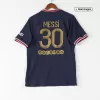 Authentic Messi #30 PSG Home Jersey 2021/22 By Jordan Ballon d'Or Special Gold Font - jerseymallpro