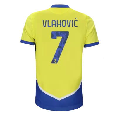 Authentic VLAHOVIĆ #7 Juventus Third Away Jersey 2021/22 By Adidas - jerseymallpro