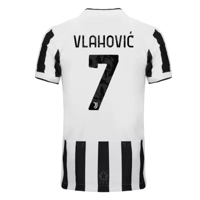 Authentic VLAHOVIĆ #7 Juventus Home Jersey 2021/22 By Adidas - jerseymallpro