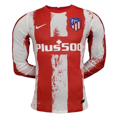 Atletico Madrid Home Long Sleeve Jersey 2021/22 - jerseymallpro