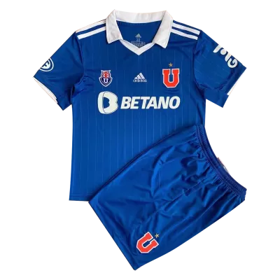 Club Universidad de Chile Home Kit 2022 By Adidas Kids - jerseymallpro