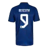 Replica BENZEMA #9 Real Madrid Away Jersey 2021/22 By Adidas - jerseymallpro