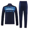 Marseille Jacket Tracksuit 2022 Black&Blue - jerseymallpro