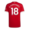 B.FERNANDES #18 Manchester United Home Jersey 2021/22 - jerseymallpro