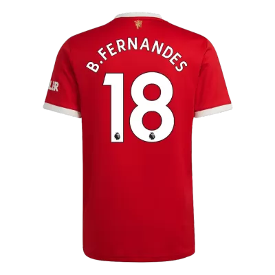 B.FERNANDES #18 Manchester United Home Jersey 2021/22 - jerseymallpro