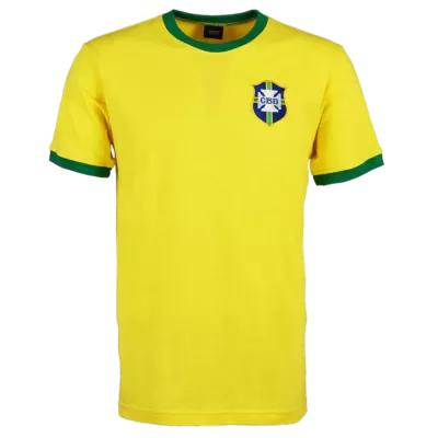 Retro Brazil Home Jersey 1970 - jerseymallpro