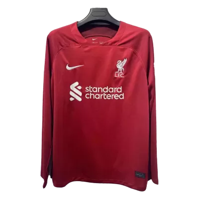 Liverpool Home Long Sleeve Jersey 2022/23 - jerseymallpro