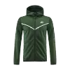 Hoodie Jacket Customize Tracksuit Green - jerseymallpro