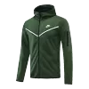 Hoodie Jacket Customize Tracksuit Green - jerseymallpro