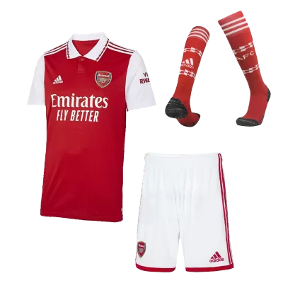 Arsenal Home Full Kit 2022/23 By Adidas - jerseymallpro