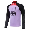 Liverpool 1/4 Zip Tracksuit 2022/23 Purple&Black - jerseymallpro