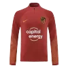 Atletico Madrid 1/4 Zip Tracksuit 2022/23 Red - jerseymallpro