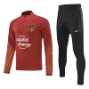 Atletico Madrid 1/4 Zip Tracksuit 2022/23 Red - jerseymallpro