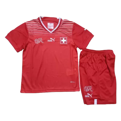 Switzerland Home Kit 2022 By Puma Kids - jerseymallpro