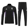 Real Madrid 1/4 Zip Tracksuit 2022/23 Black - jerseymallpro