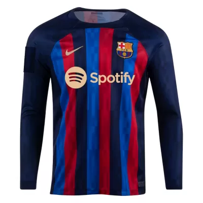 Barcelona Home Long Sleeve Jersey 2022/23 - jerseymallpro