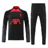 Liverpool 1/4 Zip Tracksuit 2022/23 Black - jerseymallpro