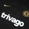 Chelsea 1/4 Zip Tracksuit 2022/23 Black - jerseymallpro