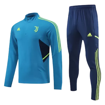 Juventus 1/4 Zip Tracksuit 2022/23 Blue - jerseymallpro