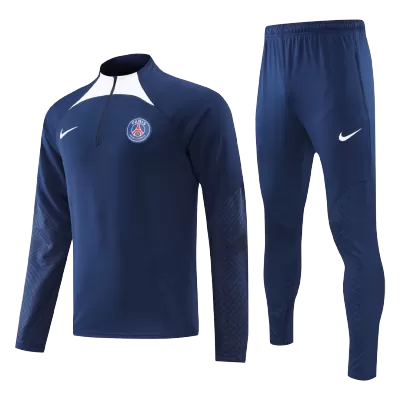 PSG 1/4 Zip Tracksuit 2022/23 Navy - jerseymallpro