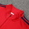 Ajax 1/4 Zip Tracksuit 2022/23 Red - jerseymallpro