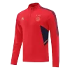 Ajax 1/4 Zip Tracksuit 2022/23 Red - jerseymallpro